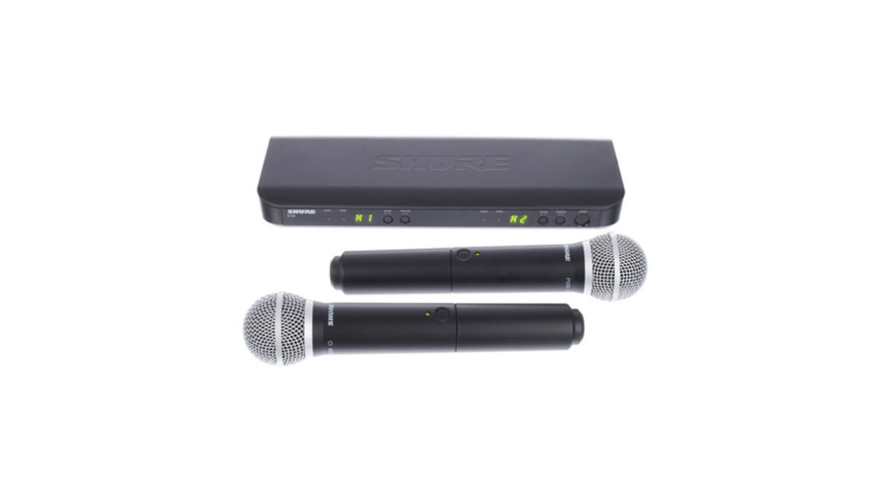 Shure BLX288/PG58 Dual Wireless Microphone System
